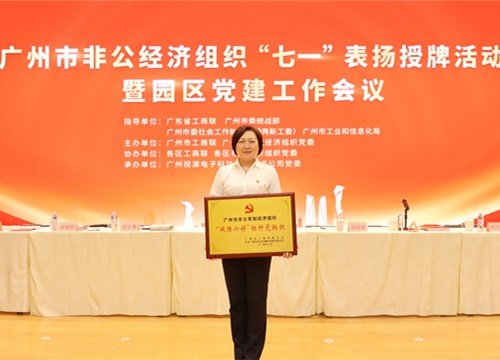 标杆引领，荣誉升级！集团党支部荣膺广州市非公有造经济组织“双强六好”标